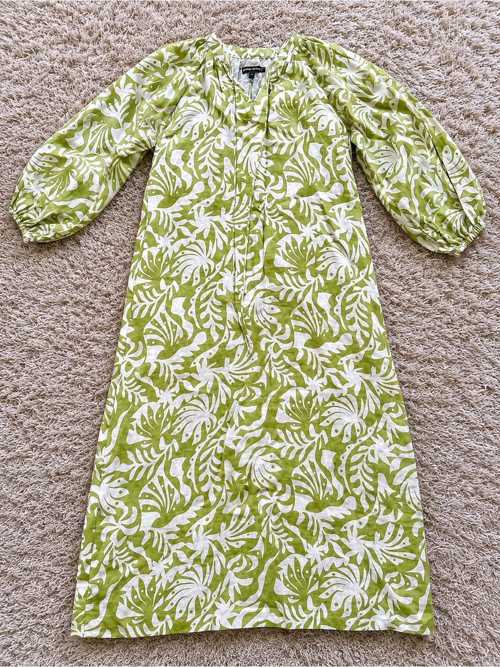 Tropical Print Dress